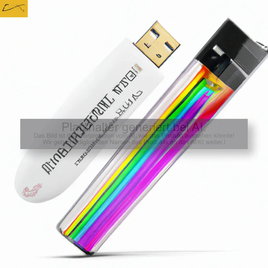 USB-Stick 32GB Intenso 20 Rainbow line transparent