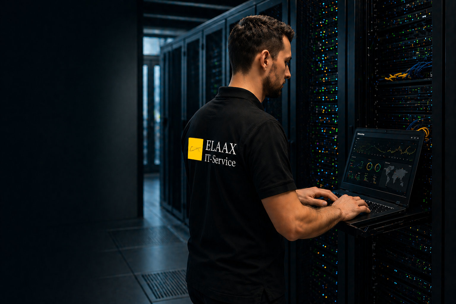 Server- und Cloud-Monitoring in modernem Office